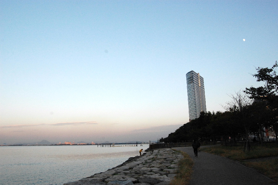 琵琶湖の夕暮れ　その２