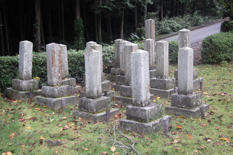 日清戦争期間に亡くなった下士官の墓地