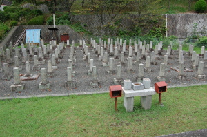 病没した日本人兵士も清国兵士の等しく眠る＠旧大津陸軍墓地