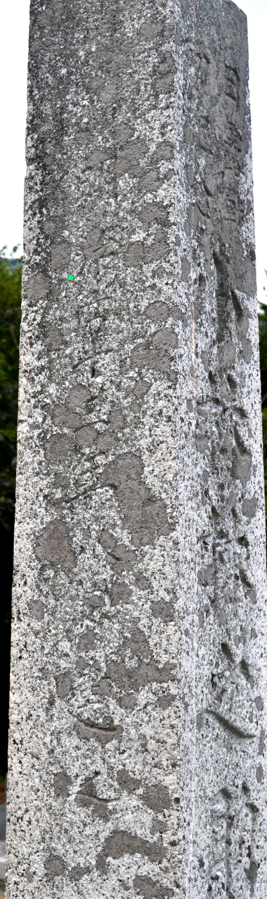 「日露戦功紀念小林林之助塔」の左側面